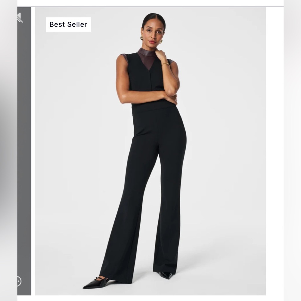 Spanx The Perfect Jumpsuit-Small Petite-Blk-NWOT - Picture 6 of 8
